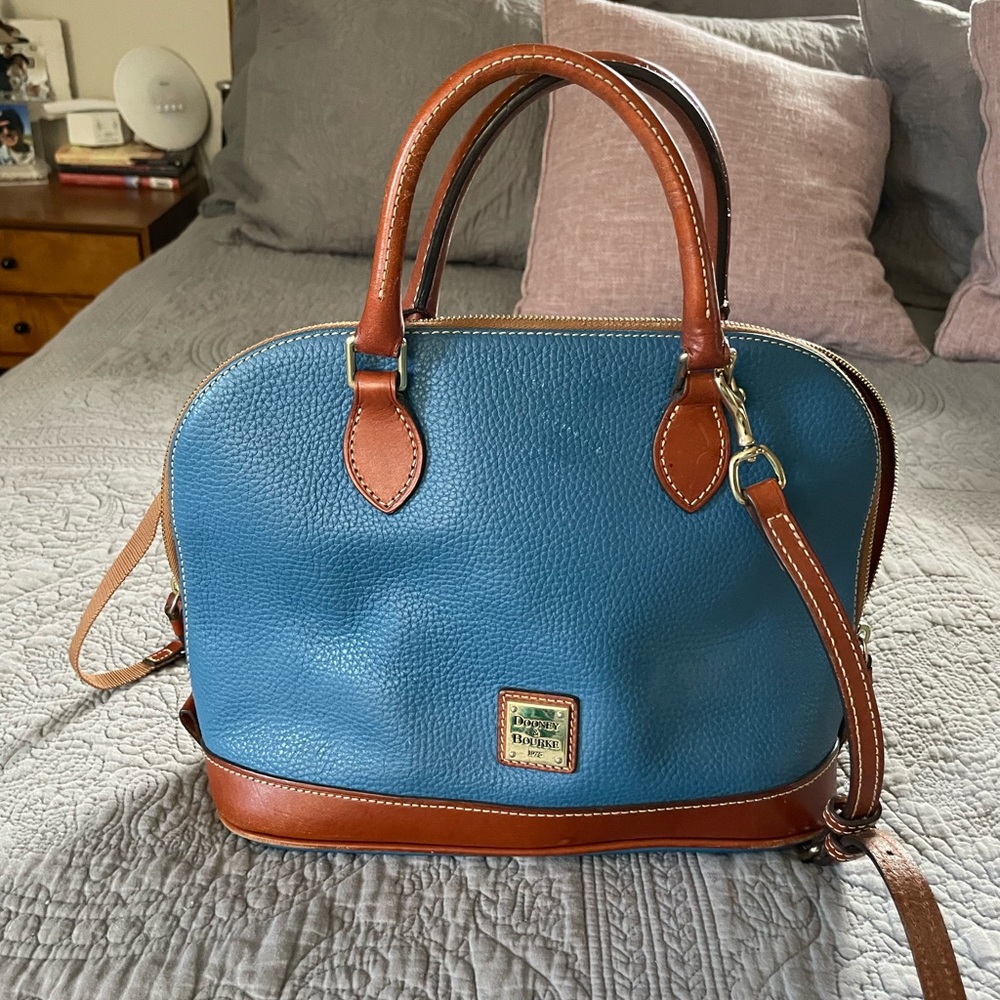 Dooney & Bourke Blue Satchel Purse